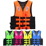 LUIVZD Swim Jacket - Schwimmhilfen for Erwachsene, verstellbare Schwimmweste, Unisex, for Kajakfahren, Paddeln, Angeln, Surfen, Schnorcheln, Wassersport, Rafting(Orange,XXL)