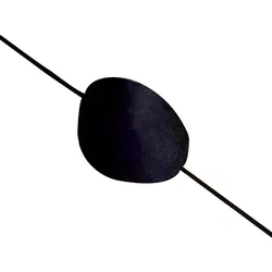 Satin-Augenklappe Pirat - OS