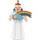 BLANK Kunsthandwerk Langrockengel mit Regenbogen, farbig - Jahresedition 2023-6,5 cm