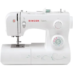 SINGER Nähmaschine "Talent 3321", weiß, B:27,5cm H:27,3cm T:17cm, Nähmaschinen, 21 Stiche
