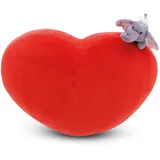 NICI Kissen Love Elefant 42 x 27 cm Rot