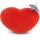 NICI Kissen Love Elefant 42 x 27 cm Rot