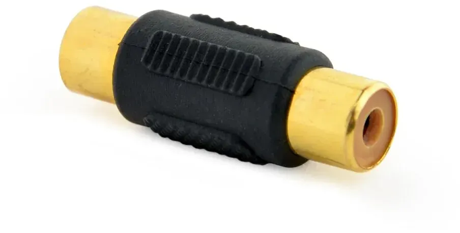 Gembird A-RCAFF-01 Kabeladapter RCA Schwarz, Gold