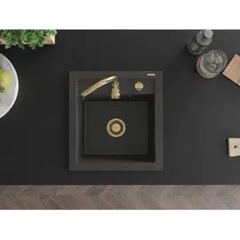 Mexen Vito 520 x 490 mm Schwarz gesprenkelt