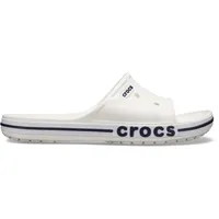 Crocs Unisex Erwachsene Bayaband Slide Badeschlappen, White/Navy, 37/38 EU - 37/38 EU