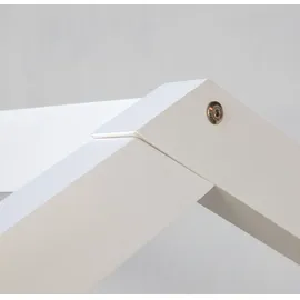 Homestyle4u Hausbett 90 x 200 cm Kiefer massiv lackiert weiß