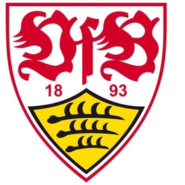 wall-art Wandtattoo »Fußball VfB Stuttgart Logo«, selbstklebend, entfernbar, bunt