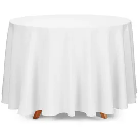 OEM Tischdecke rund D. 230 cm Weiß