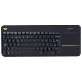 Logitech K400 Plus Wireless Touch Keyboard BE schwarz