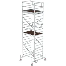 Günzburger Munk Rollgerüst 1,35 x 1,80 m mit Fahrbalken & Doppel-Plattform Plattformhöhe 5,45 m