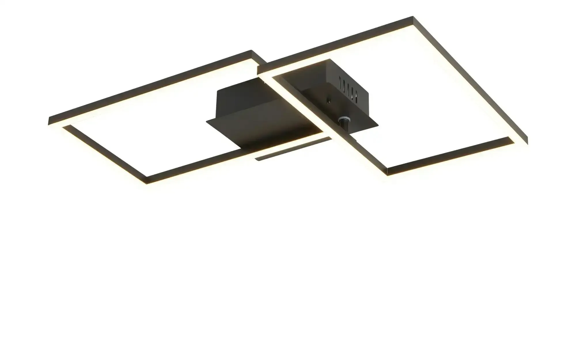 Meisterleuchten LED-Deckenleuchte 2-flammig  schwarz mit Fernbedienung   ¦ Maße (cm): B: 50 H: 8 T: 39.0
