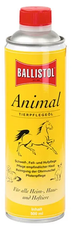 BALLISTOL Animal - Tierpflegeöl zur Haut-, Pfoten-, Ohren- und Fellpflege, 500ml