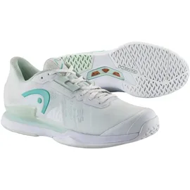 Head Sprint Pro 3.5 Women Tennisschuh, White/Aqua