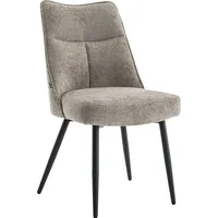 Home Affaire 4-Fußstuhl Cielo Polyester grau 2er Set