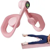JOAASU Oberschenkeltrainer, Beckenbodentrainer für Frauen, Beckenbodentrainer mit Zählfunktion, Trainingsgerät für Zuhause, 360° Drehbarem, Beckenboden Trainer Für Hüfttraining, Armtraining, Rosa