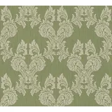 Architects Paper A.S. Création Vliestapete Tessuto, 956304, Barock, 0.53 x 10.05 m, grün