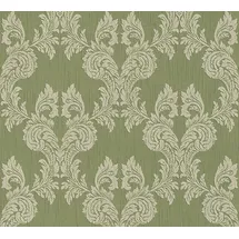 Architects Paper A.S. Création Vliestapete Tessuto, 956304, Barock, 0.53 x 10.05 m, grün