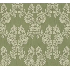Architects Paper A.S. Création Vliestapete Tessuto, 956304, Barock, 0.53 x 10.05 m, grün