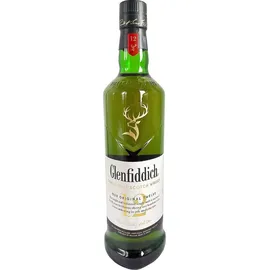 Glenfiddich 12 Years Old Single Malt Scotch 40% vol 0,7 l Geschenkbox