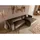MASSIVMOEBEL24.DE Ecksofa, 304x164x69 Ottomane rechts Cord taupe VALENCIA