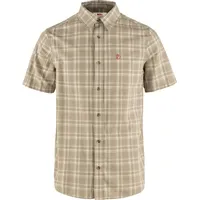 Fjällräven Övik Lite Shirt SS Hemd Fossil/Chalk Rose XXL