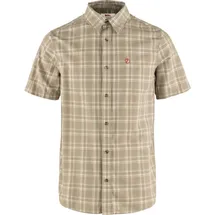 Fjällräven Övik Lite Shirt SS Hemd Fossil/Chalk Rose XXL