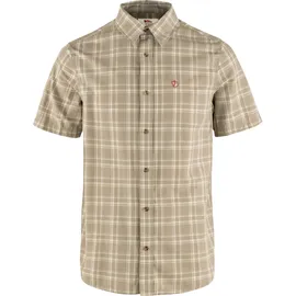 Fjällräven Övik Lite Shirt SS Hemd Fossil/Chalk Rose XXL