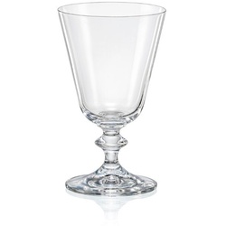 Crystalex Rotweinglas Weingläser Bella Kristallglas 350 ml 6er Set, Kristallglas, Kristallglas, Bohemia weiß