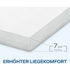 MLILY Matratzentopper Plus 100 x 200 cm weiß