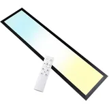 LUXULA LED Panel 100 x 25 cm 1 dimmbar schwarz