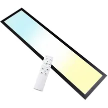 LUXULA LED Panel 100 x 25 cm 1 dimmbar schwarz