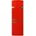 Cecotec Bolero CoolMarket Combi Origin 300 Retro-Kühl-Gefrierkombination (300 l, 1915 mm hoch, Rot)
