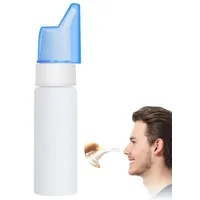 Wudaizhi 70 ml tragbare Leere Nasenspül-Reinigungsflasche Nasendusche Spray Wasserflasche Flüssigkeitsbehälter für unterwegs