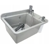 QLS Ausgussbecken 50,5 x 34,5 x 20 cm Grau