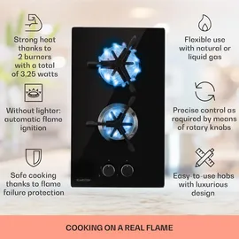 Klarstein Trifecta Domino schwarz