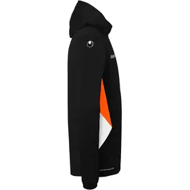 Uhlsport Equipe 29 Multi Kapuzenjacke Schwarz/Weiß/Fluo Orange 128