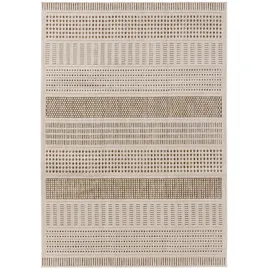 benuta Outdoorteppich, Creme, Kunststoff, Rechteckig, 300x400 cm, wasserabweisend, Teppiche & Böden, Teppiche, Outdoorteppiche