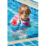 BECO-Sealife Schwimmweste Kinder 1-3 Jahren, Schwimmlernweste für Kinder von 15-19 kg mit variablen Auftriebskörpern, Beingurt und langem Reißverschluss – in Blau/Pink