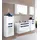 WELLTIME Hängeschrank WELLTIME "Siena", weiß, B:40cm H:65cm T:20cm, Holzwerkstoff, MDF, Schränke, Hängeschrank, Breite 40 cm, mit welchselbarem Türanschlag