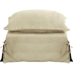 Polsterhocker HOME AFFAIRE "Luise", beige, B:65cm H:48cm T:64cm, Hocker, in 2 Bezugsqualitäten