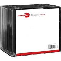 PrimeOn Slimcase Box für 1 Disc (10-Pack),