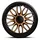 Auto-Style J-Tec 4er Set Radzierblenden Orden 15-Zoll Schwarz/Gold