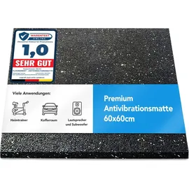 Floordirekt Antivibrationsmatte 60 x 60 cm, 5 mm