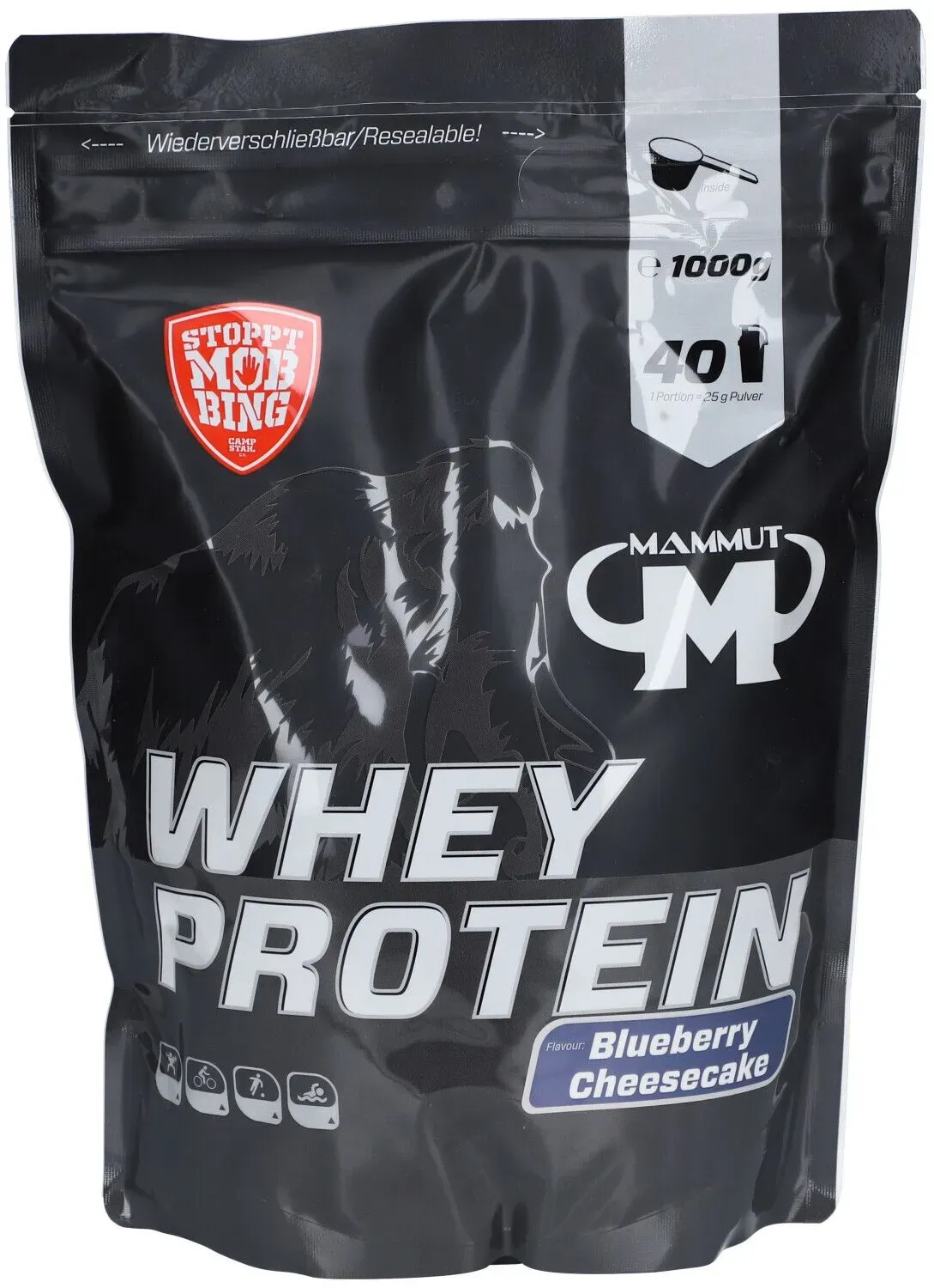 Whey Protein Blueberry Cheesecake Pulver 1000 g