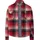 Rokker Houston Rider Motorrad Hemd Rot/Beige/Schwarz S