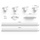 Philips Hue Perifo Basis-Set Deckenleuchte 4 Spots weiß