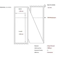 CAPTURE Ship-label 105 x 251mm