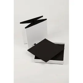 Echtwerk Hocker mit Stauraum Store Cube EW-SW-0440 weiß Kunstleder