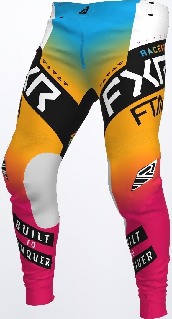 FXR Podium Gladiator Motorcross broek, zwart-geel, 36