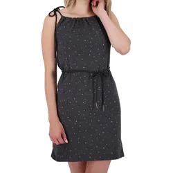 ALIFE AND KICKIN MarleneAK Damen Mini-Kleid mit Spaghettiträger Freizeit-Kleid Sommer-Kleid 31457910 Anthrazit - M